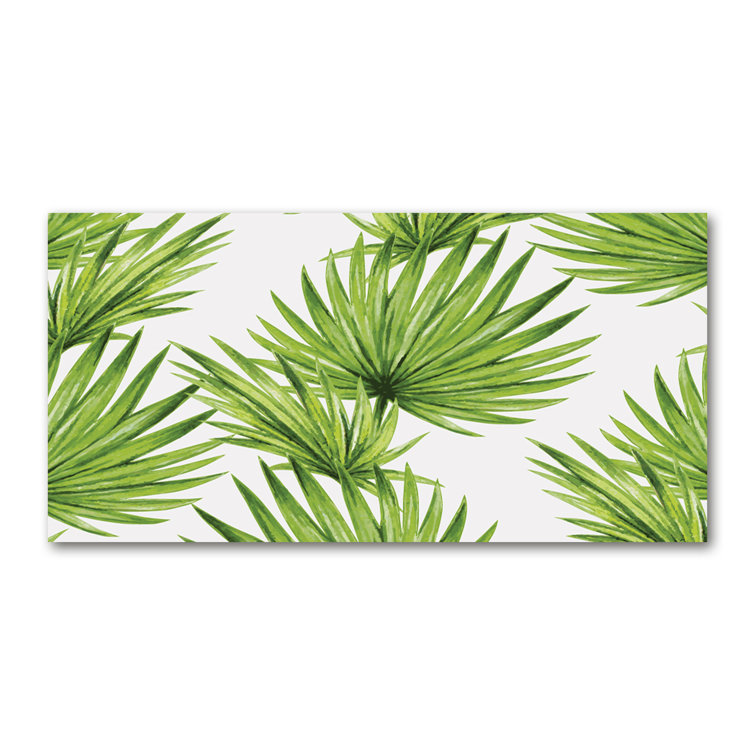 Bay Isle Home Tropical Leaves Wrapped Canvas Art Prints Wayfair.co.uk